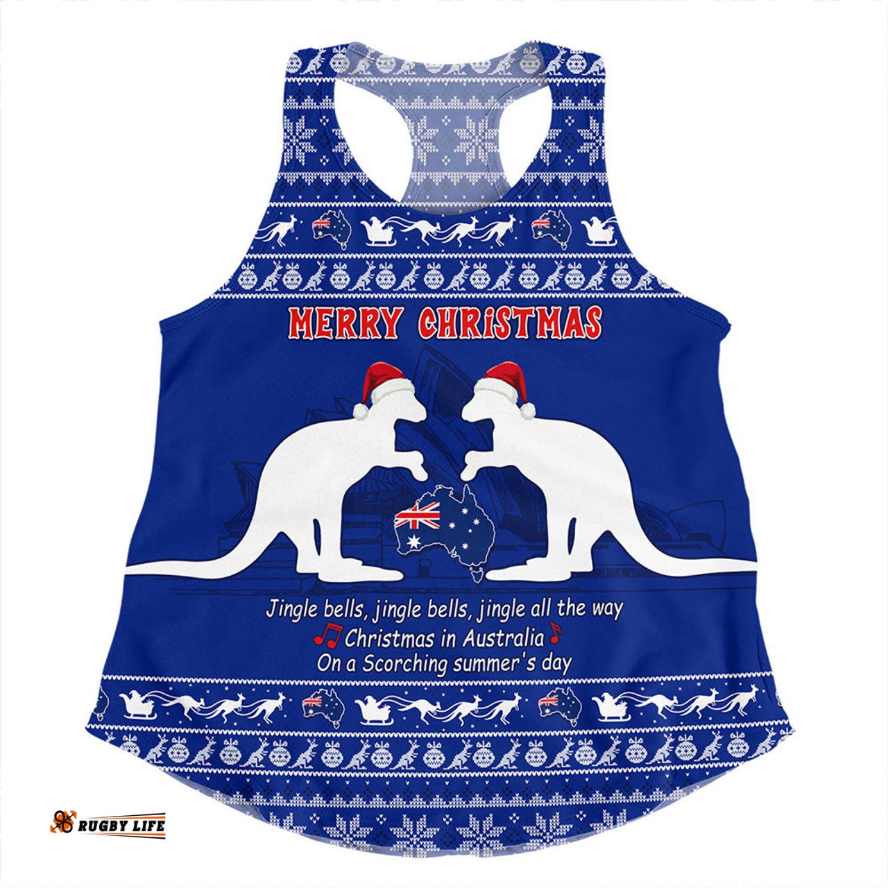 Amazing Aussie Australia Scorching Australia Christmas Women Tank Top