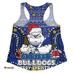 Amazing Aussie Canterbury Bankstown Bulldogs Christmas Custom Christmas Knit Patterns Vintage Jersey Ugly Women Tank Top
