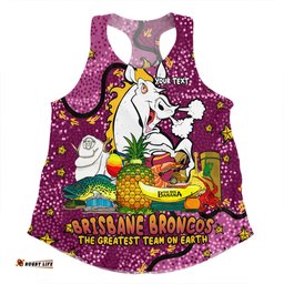 Amazing Aussie Brisbane Broncos Custom Australian Big Things Women Tank Top