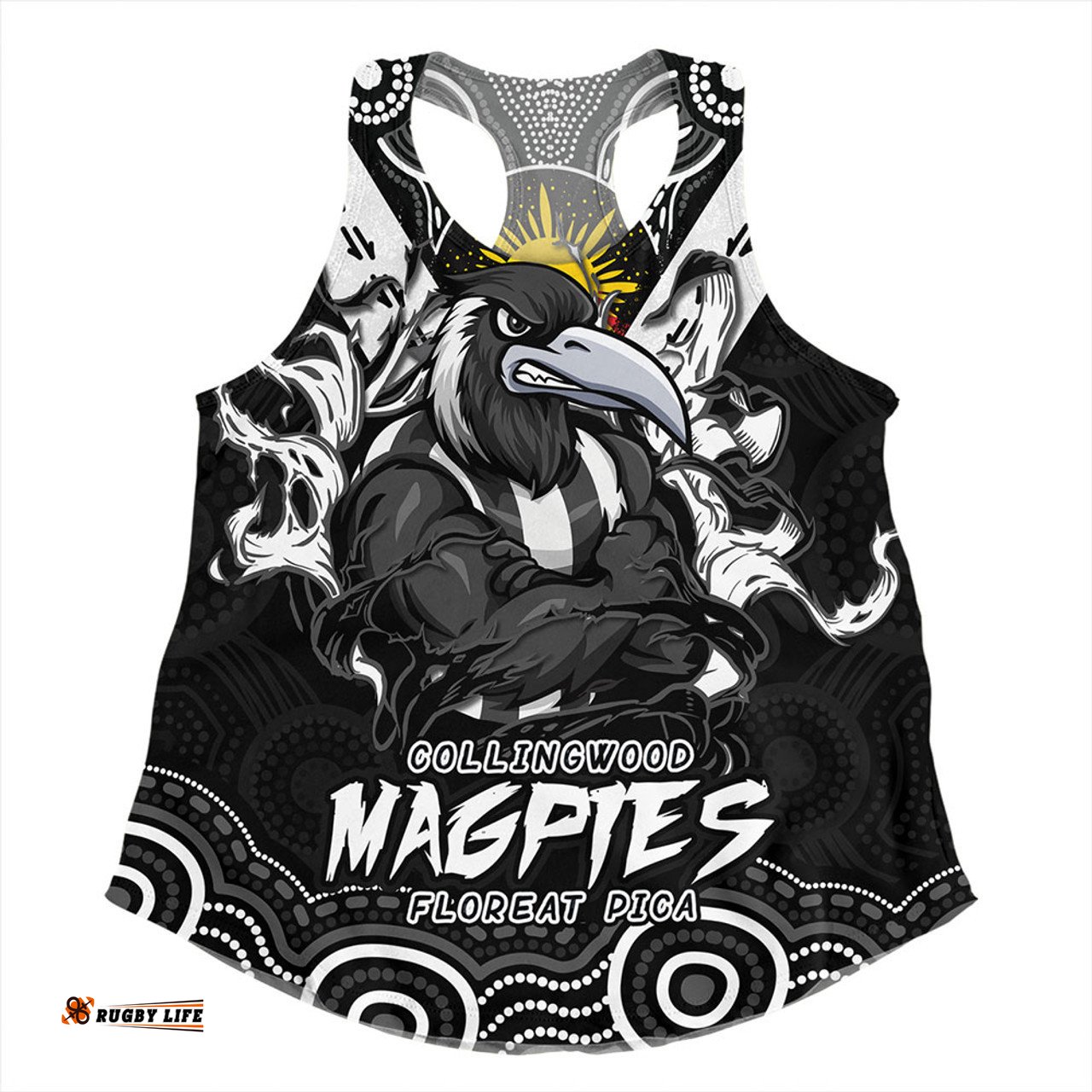 Amazing Aussie Collingwood Ripped Legacy of the Game Women Tank Top