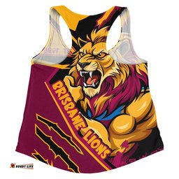 Amazing Aussie Brisbane Lions Battlefield Glory Gear Women Tank Top