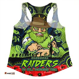 Amazing Aussie Canberra Raiders Ripped Legacy Of The Game The ANZAC Spirit Lives On Women Tank Top