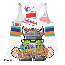 Amazing Aussie Canberra Raiders Happy Australia Day We Are One And Free V2 Women Tank Top
