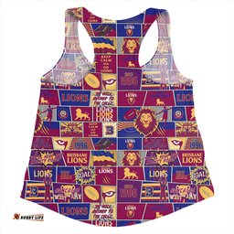 Amazing Aussie Brisbane Lions Legacy Of The Pride Comic Style Women Tank Top