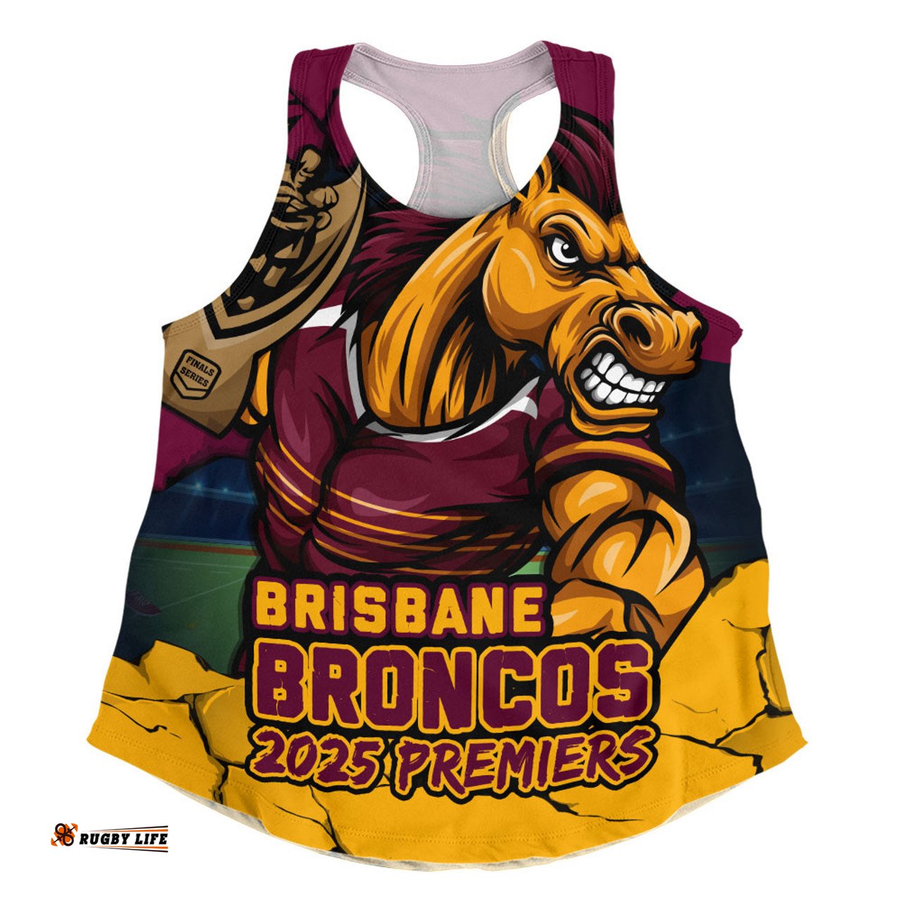 Amazing Aussie Brisbane Broncos Unleash Power In The Ultimate Battle Women Tank Top