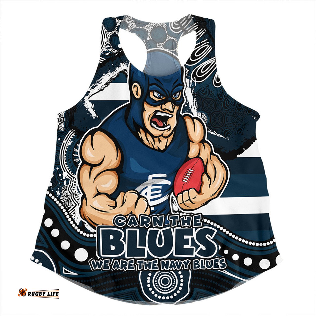 Amazing Aussie Carlton Blazing Spirit Of Victory Women Tank Top