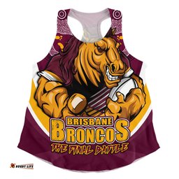 Amazing Aussie Brisbane Broncos Final Clash Battle Edition Women Tank Top
