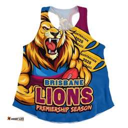 Amazing Aussie Brisbane Lions Australian Football Finals Premiership Spirit Women Tank Top