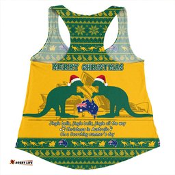 Amazing Aussie Australia Scorching Australia Christmas Green Women Tank Top