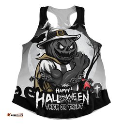 Amazing Aussie Collingwood Dark Pumpkin Halloween Spirit Women Tank Top