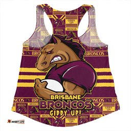 Amazing Aussie Brisbane Broncos Champion���s Pride Comic Style Women Tank Top