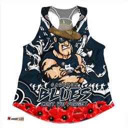Amazing Aussie Carlton Ripped Legacy Of The Game The ANZAC Spirit Lives On Women Tank Top