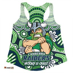 Amazing Aussie Canberra Raiders Aboriginal Inspired Tough Fan Rugby For Life Women Tank Top