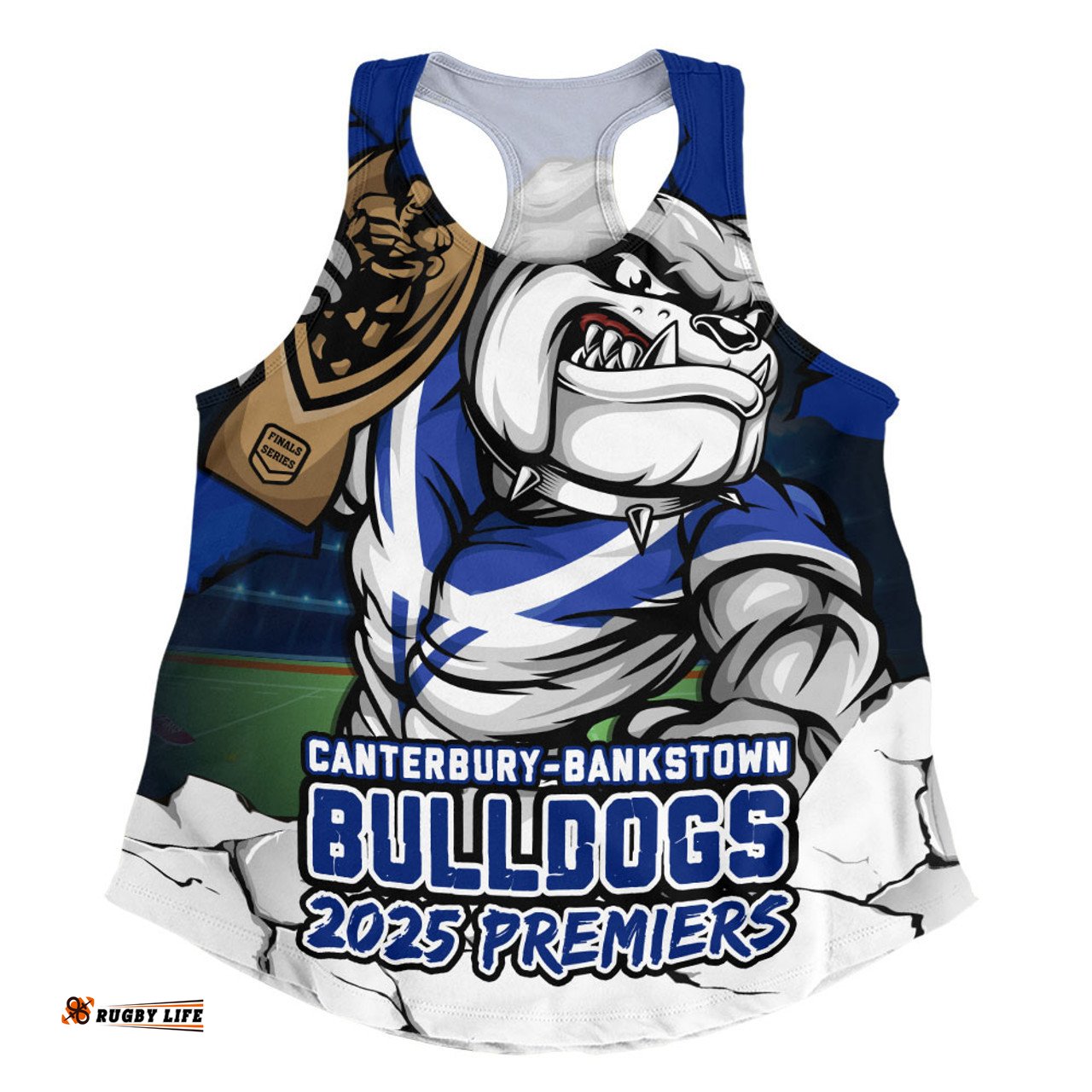 Amazing Aussie Canterbury Bankstown Bulldogs Unleash Power In The Ultimate Battle Women Tank Top