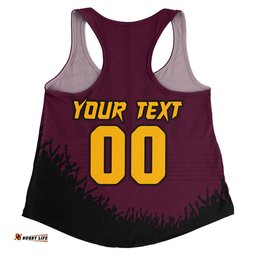 Amazing Aussie Brisbane Broncos Heart Of A Fighter Tough And Fearless Women Tank Top
