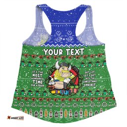 Amazing Aussie Canberra Raiders Christmas Custom Chrissie Spirit Women Tank Top