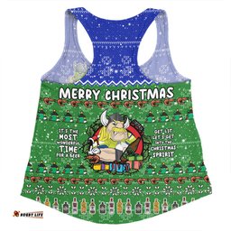 Amazing Aussie Canberra Raiders Christmas Custom Chrissie Spirit Women Tank Top