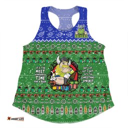 Amazing Aussie Canberra Raiders Christmas Custom Chrissie Spirit Women Tank Top