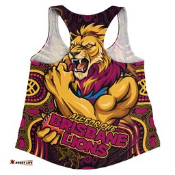 Amazing Aussie Brisbane Lions Spirit Warriors Of The Game Women Tank Top