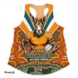Amazing Aussie Australia Wallabies Squad A True Champion Will Fight Through Anything (Gold) Women Tank Top