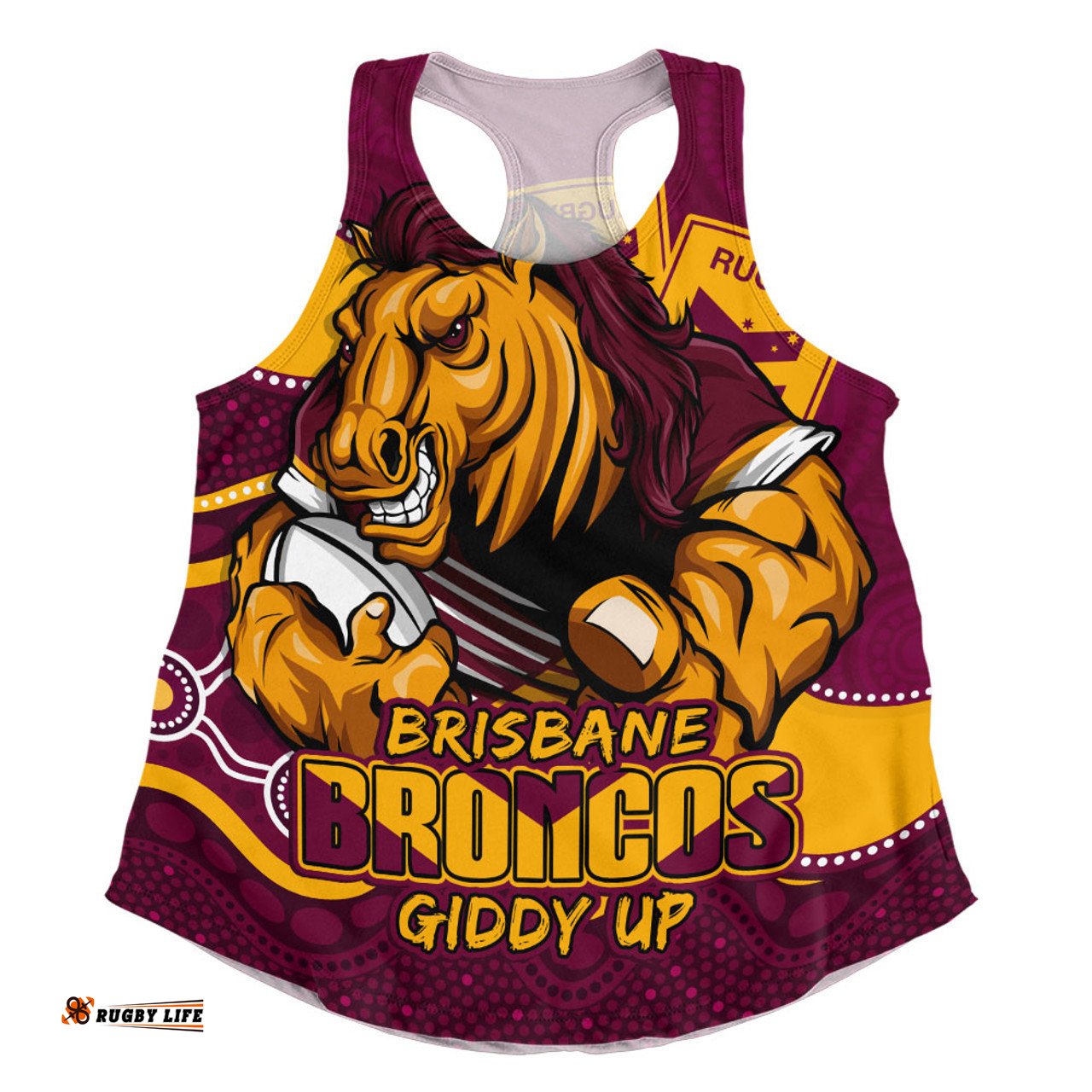 Amazing Aussie Brisbane Broncos Battle For Glory Rugby Finals Edition Women Tank Top