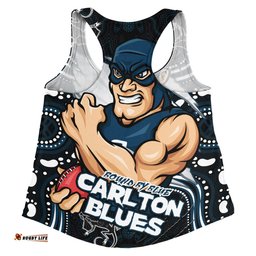 Amazing Aussie Carlton Spirit Warriors Of The Game Women Tank Top