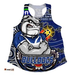 Amazing Aussie Canterbury Bankstown Bulldogs Spirit Of NAIDOC Series Women Tank Top