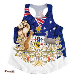Amazing Aussie Australia Australia Power Pride And Heritage Crest Women Tank Top