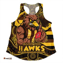 Amazing Aussie Hawthorn Blazing Spirit Of Victory Women Tank Top
