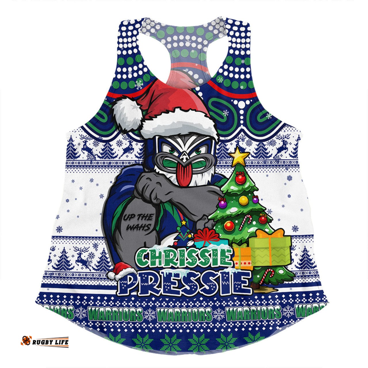 Amazing Aussie New Zealand Warriors Aussie Ugly Christmas For Die Hard Fan Supporters Women Tank Top
