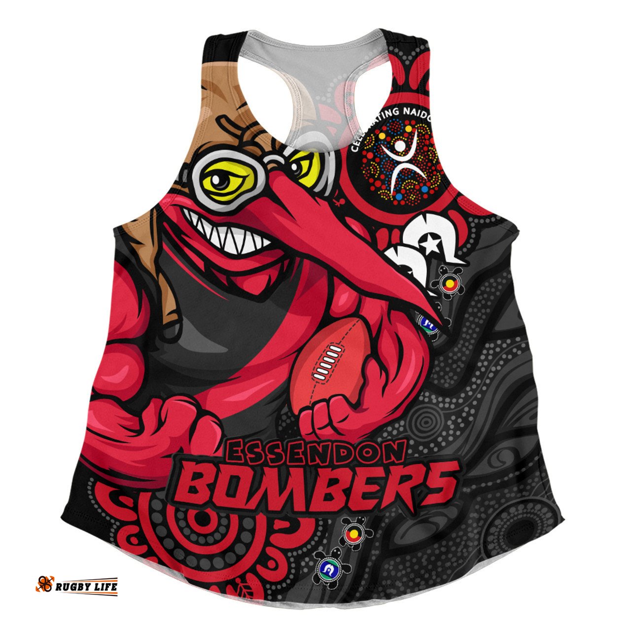 Amazing Aussie Essendon Power Through Generations NAIDOC Edition Women Tank Top