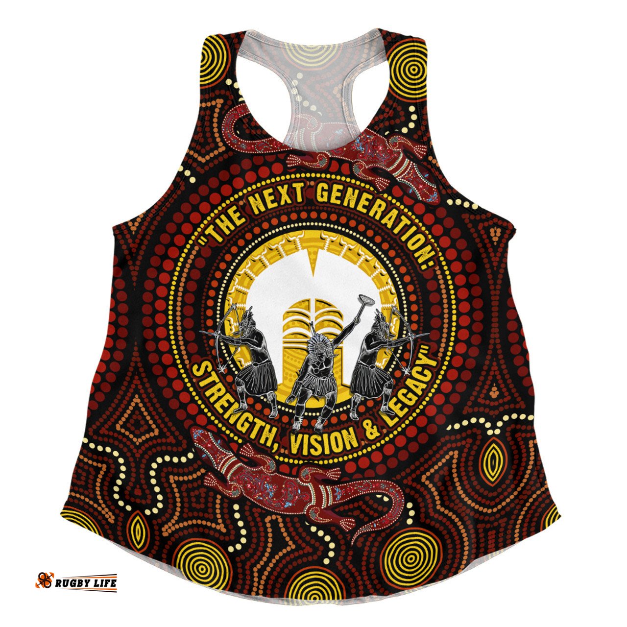 Amazing Aussie Indigenous Australian Aboriginal Naidoc Week Vision Of The Torres Warriors Women Tank Top
