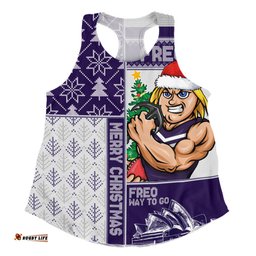 Amazing Aussie Fremantle Merry Christmas Knit Style Festive Spirit Women Tank Top