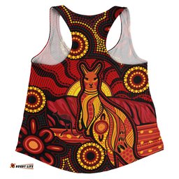 Amazing Aussie Indigenous Australian Aboriginal Echoes Of The Dreaming Women Tank Top