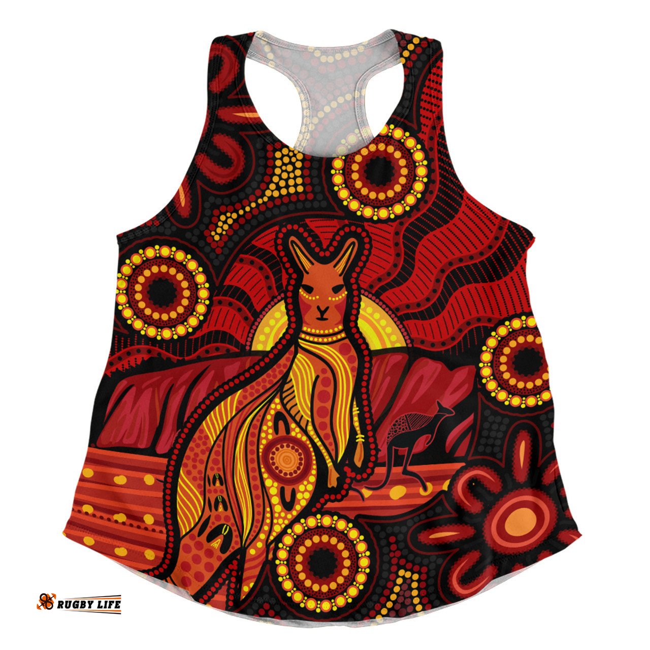 Amazing Aussie Indigenous Australian Aboriginal Echoes Of The Dreaming Women Tank Top
