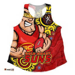 Amazing Aussie Gold Coast SUNS Power Through Generations NAIDOC Edition Women Tank Top
