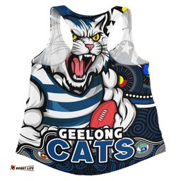 Amazing Aussie Geelong Cats NAIDOC Spirit Of Country Women Tank Top