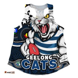 Amazing Aussie Geelong Cats NAIDOC Spirit Of Country Women Tank Top