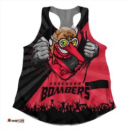Amazing Aussie Essendon Breaking Through Fan Design Women Tank Top