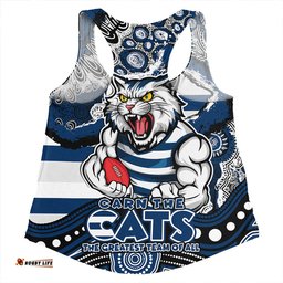Amazing Aussie Geelong Cats Blazing Spirit Of Victory Women Tank Top