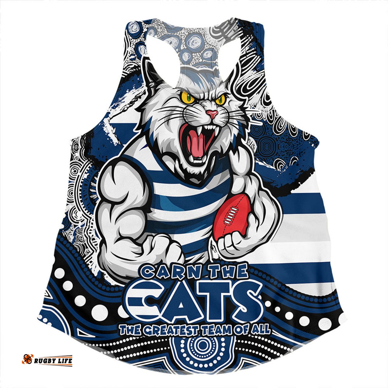 Amazing Aussie Geelong Cats Blazing Spirit Of Victory Women Tank Top