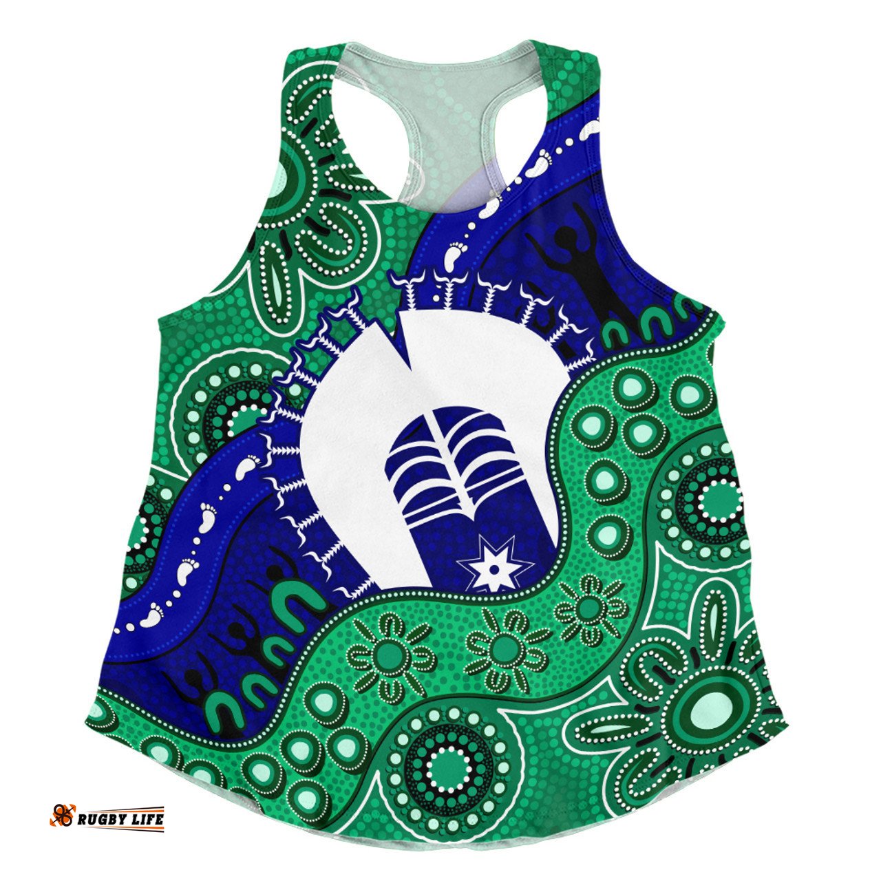 Amazing Aussie Indigenous Australian Aboriginal Shared Journey Spirit And Country Women Tank Top