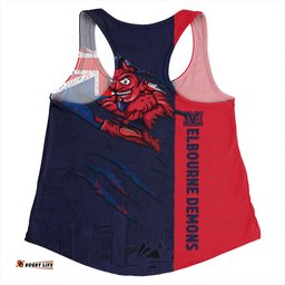 Amazing Aussie Melbourne Burning Passion Of Power Scratch Style Women Tank Top