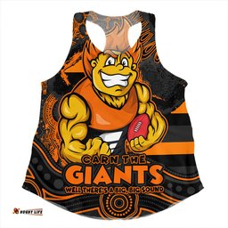 Amazing Aussie GWS GIANTS Blazing Spirit Of Victory Women Tank Top
