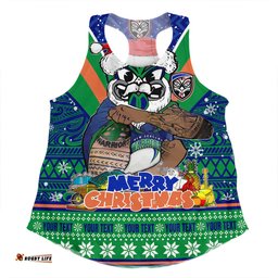 Amazing Aussie New Zealand Warriors Christmas Custom Warriors Santa Aussie Big Things Women Tank Top