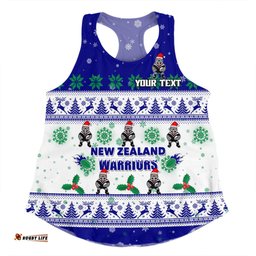 Amazing Aussie New Zealand Warriors Christmas Custom Special Ugly Christmas Women Tank Top