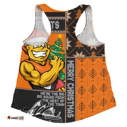 Amazing Aussie GWS GIANTS Merry Christmas Knit Style Festive Spirit Women Tank Top