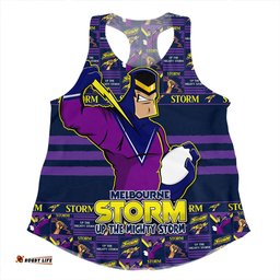 Amazing Aussie Melbourne Storm Champion���s Pride Comic Style Women Tank Top
