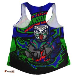 Amazing Aussie New Zealand Warriors Premiership Series Sports Gear Women Tank Top