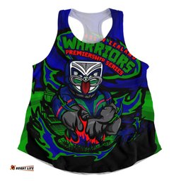 Amazing Aussie New Zealand Warriors Premiership Series Sports Gear Women Tank Top